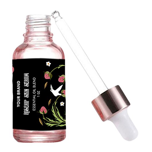Aangepaste Botanische Illustratie Serum Labels