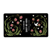 Aangepaste Botanische Illustratie Serum Labels (Voorkant)