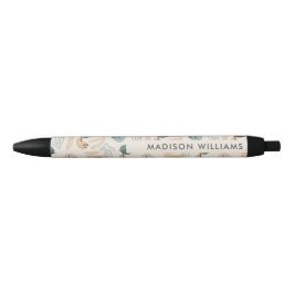 Aangepaste botanische motieven met gepersonaliseer zwarte inkt pen