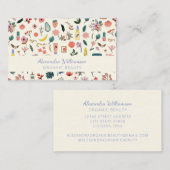 Aangepaste Botanische Organische Schoonheid Huidve Visitekaartje (Voorkant / Achterkant)