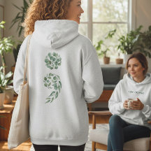 Aangepaste botanische puntkomma groen geestelijke