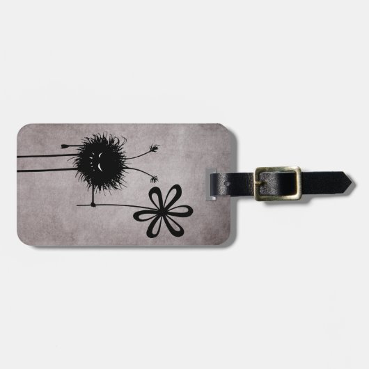 Aangepaste bots  bagagelabel (Voorkant horizontaal)