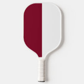 Aangepaste Bourgogne en Wit Pickleball Paddle (Achterkant)