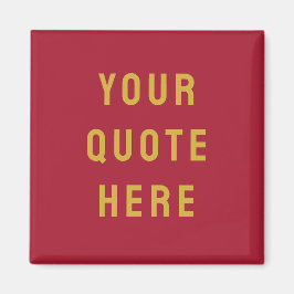 Aangepaste Bourgogne Gezegde gepersonaliseerd uw o Magneet