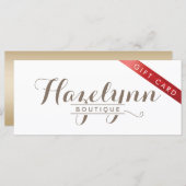 Aangepaste Boutique Cadeaubonnen (Voorkant / Achterkant)