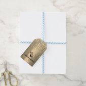 Aangepaste Boutique Clothing Price Label Gold Drid Cadeaulabel (Met Touw)