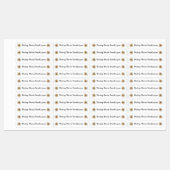 Aangepaste boutique stof kleding labels Boho Daisy (Vel)