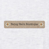 Aangepaste boutique stof kleding labels Kraft Dais (Design 1)
