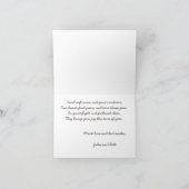 Aangepaste Boutique Winter Chickadee Kerstkaart Feestdagen Kaart (Binnen)