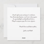 Aangepaste Boutique Winter Mees Kerstkaart (Achterkant)