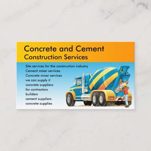 Aangepaste bouwservices visitekaartje (Voorkant)