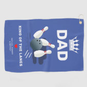 Aangepaste Bowling Alley Pap Towel Golfhanddoek (Horizontaal)