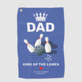 Aangepaste Bowling Alley Pap Towel Golfhanddoek (Voorkant)