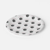 Aangepaste bowling bal & pinnen patroon papieren bordje (Gekanteld)