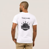 Aangepaste Bowling Bowling Ploeg Bowling Teamnaam T-shirt (Achterkant volledig)