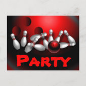 Aangepaste bowling Briefkaarten (Voorkant)
