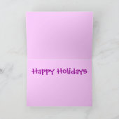 Aangepaste Bowling Groeten Feestdagen Kaart (Binnen)