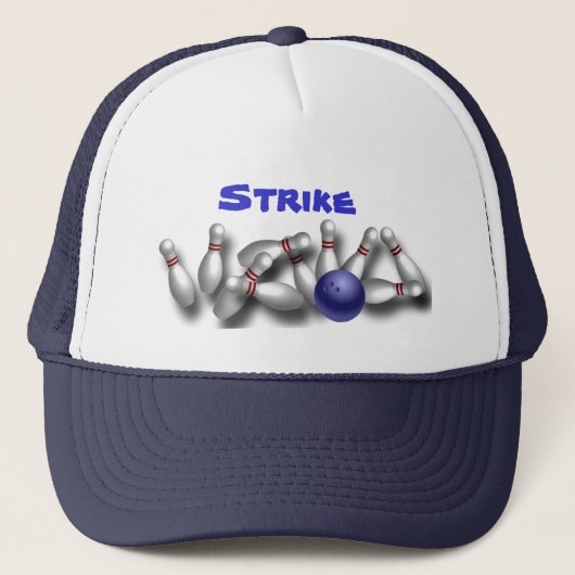 Aangepaste Bowling Petten Petten cadeaus (Voorkant)