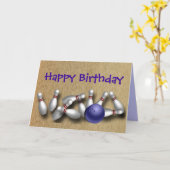 Aangepaste Bowling Wenskaarten Briefkaarten (Gele Bloem)