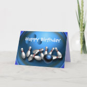 Aangepaste Bowling Wenskaarten Briefkaarten (Voorkant)