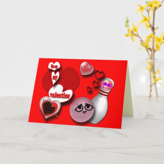 Aangepaste Bowling Wenskaarten Briefkaarten (Gele Bloem)