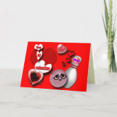 Aangepaste Bowling Wenskaarten Briefkaarten (Voorkant)