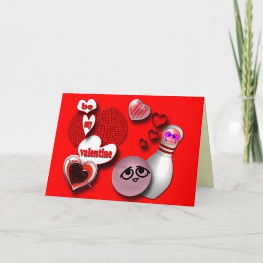 Aangepaste Bowling Wenskaarten Briefkaarten (Voorkant)