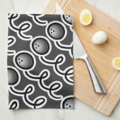 Aangepaste bowlingbal handdoek voor bowlers (Quarter Fold)