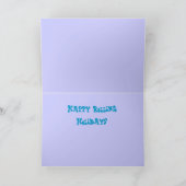 Aangepaste bowlinggroet feestdagen kaart (Binnen)