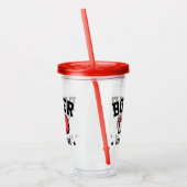 Aangepaste boxer acryl drinkbeker (Links)