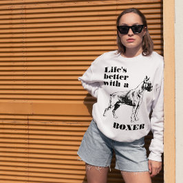 Aangepaste Boxer Dog offerte Trui