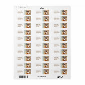 Aangepaste Boxer hond retour adreslabels Etiket (Full Sheet)