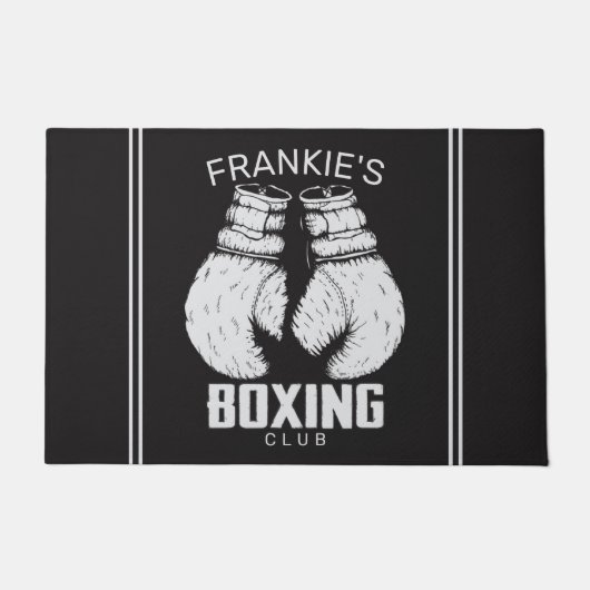 Aangepaste boxingclub Boxer Gym Fighter Deurmat (Voorkant)