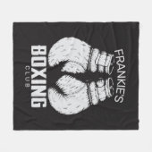 Aangepaste boxingclub Boxer Gym Fighter Fleece Deken (Voorkant (Horizontaal))