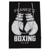 Aangepaste boxingclub Boxer Gym Fighter Medium Cadeauzakje (Achterkant)