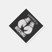 Aangepaste boxingclub Boxer Gym Fighter Servet (Hoek)