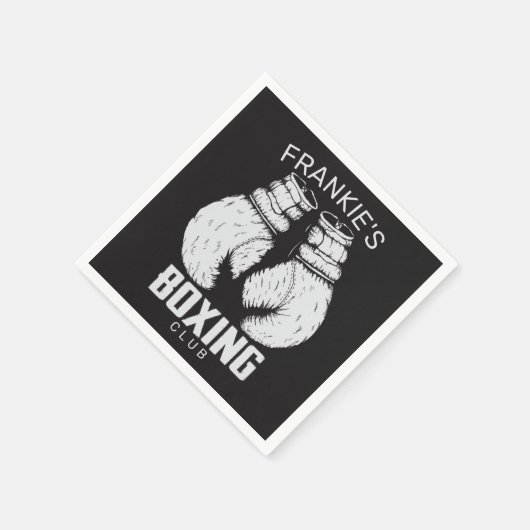 Aangepaste boxingclub Boxer Gym Fighter Servet (Hoek)