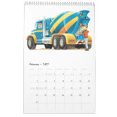 Aangepaste boys 4e verjaardag van de bouw van een  kalender (Feb 2027)