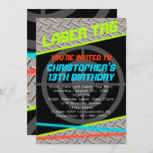 Aangepaste boys voor laserLabel, geboortedag Kaart (Voorkant / Achterkant)