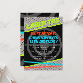 Aangepaste boys voor laserLabel, geboortedag Kaart