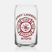 Aangepaste brandblusafdeling brandbluspenningkaart blikvorm glas (Achterkant)