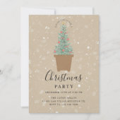 Aangepaste Branded Christmas Party uitnodiging (Voorkant)
