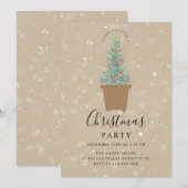 Aangepaste Branded Christmas Party uitnodiging (Voorkant / Achterkant)