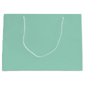 Aangepaste Branded Witte Gift Bag | Groot Glanzend Cadeauzakje (Voorkant)