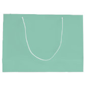 Aangepaste Branded Witte Gift Bag | Groot Glanzend Cadeauzakje (Achterkant)