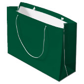Aangepaste Branded Witte Gift Bag | Groot Glanzend Cadeauzakje (Achterkant Gekanteld)