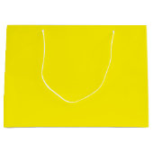 Aangepaste Branded Witte Gift Bag | Groot Glanzend Cadeauzakje (Voorkant)