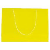 Aangepaste Branded Witte Gift Bag | Groot Glanzend Cadeauzakje (Achterkant)