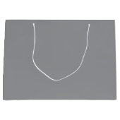 Aangepaste Branded Witte Gift Bag | Groot Glanzend Cadeauzakje (Voorkant)