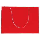 Aangepaste Branded Witte Gift Bag | Groot Glanzend Cadeauzakje (Achterkant)